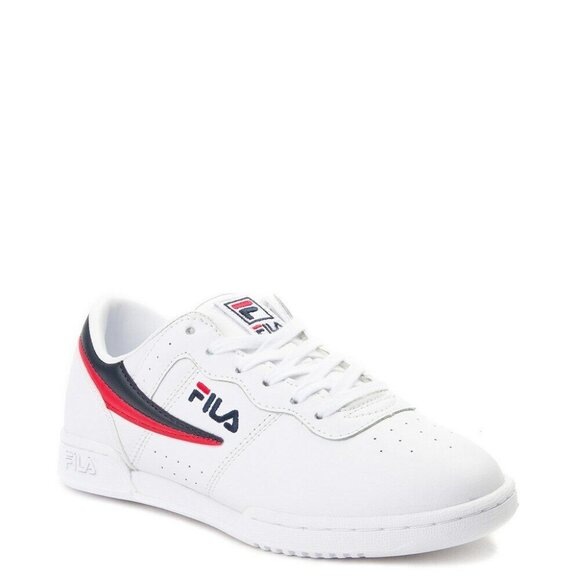 WOMENS FILA ORIGINAL FITNESS ATHLETIC Sneaker WHITE NAVY RED Sneaker - Picture 1 of 2